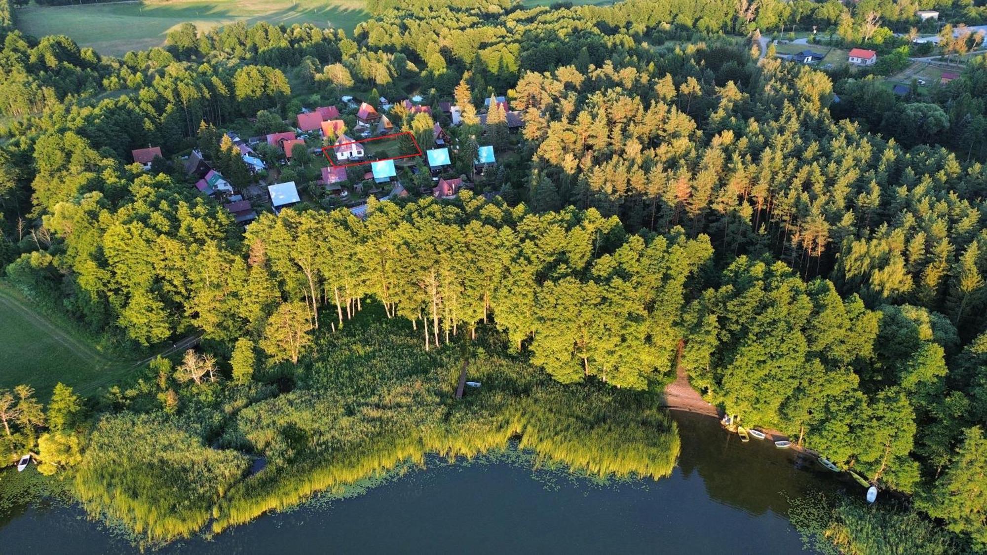 Domek Letniskowy Nad Jeziorem Tumiany Villa Bartolty Wielkie Eksteriør billede